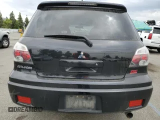 2006 Mitsubishi Outlander SE with VIN JA4LX41F36U052222, listed as a Copart auction lot 65640484 with 167,989 mi miles and Salvage Title. Bid and sale history available at carsss.com. Image 6.