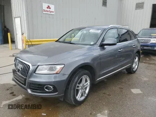 2017 Audi Q5 Premium Plus with VIN WA1L2AFP3HA031065, listed as a Copart auction lot 51498895 with 53,216 mi miles and Salvage Title. Bid and sale history available at carsss.com. Image 1.