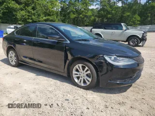 2015 Chrysler 200 Limited with VIN 1C3CCCAB2FN652883, listed as a Copart auction lot 65592955 with 165,709 mi miles and Salvage title. Bid and sale history available at DreamBid. Image 4.