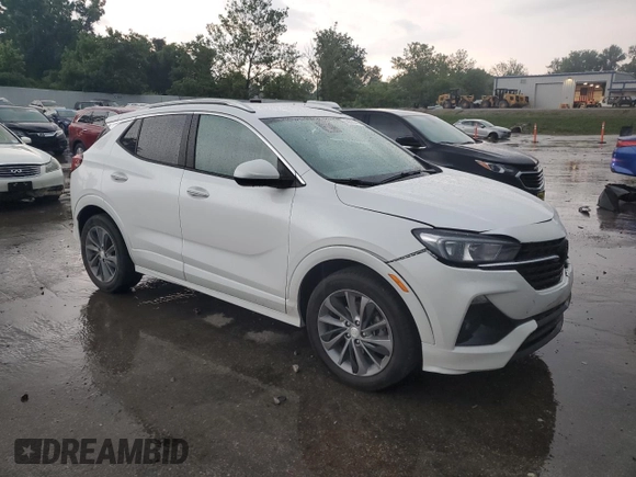 2023 Buick Encore GX Select with VIN KL4MMDS23PB139933, listed as a Copart auction lot 59318745 with 24,933 mi miles and Salvage title. Bid and sale history available at DreamBid. Image 4.