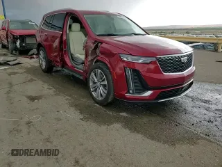 2024 Cadillac XT6 FWD Premium Luxury with VIN 1GYKPCRS1RZ700168, listed as a Copart auction lot 59327055 with 21,001 mi miles and Salvage title. Bid and sale history available at DreamBid. Image 15.