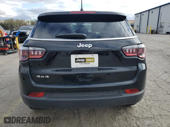 2025 Jeep Compass Sport with VIN 3C4NJDAN8ST503124, listed as a Copart auction lot 48142925 with 4,699 mi miles and Salvage title. Bid and sale history available at DreamBid. Image 6.