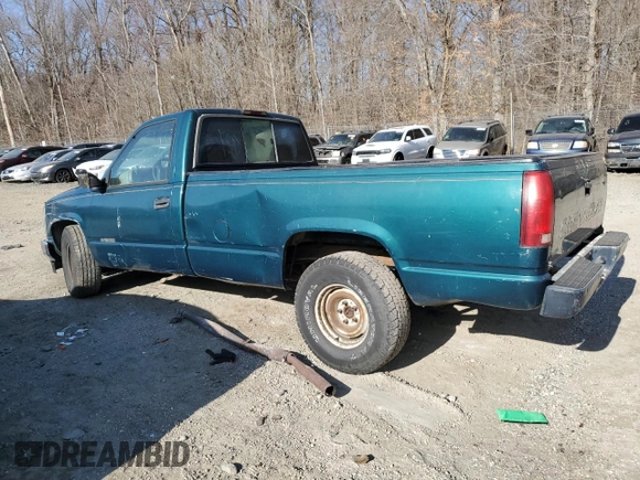 1996 Chevrolet Silverado 1500 with VIN 1GCEC14WXTZ124164, listed as a Copart auction lot 46261565 with 157,141 mi miles and Salvage Title. Bid and sale history available at DreamBid. Image 2.