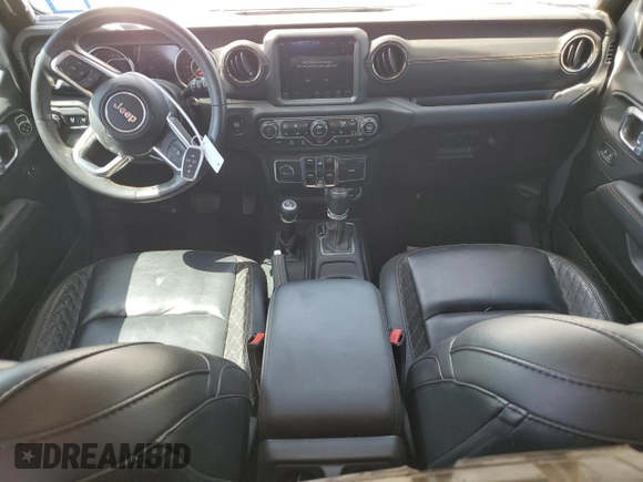 2021 Jeep Wrangler Unlimited Sahara High Altitude с VIN 1C4HJXEG2MW620527, выставлен на аукционе Copart как лот 72848894 с пробегом 65 598 миль миль и Списание • Salvage title. История ставок и продаж доступна на DreamBid. Изображение 8.