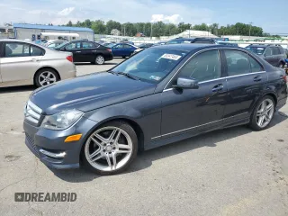 2013 Mercedes-Benz C 300 Sport with VIN WDDGF8AB0DR290808, listed as a Copart auction lot 60347465 with 41,574 mi miles and Salvage title. Bid and sale history available at DreamBid. Image 1.