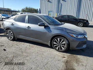 2023 Nissan Sentra SV with VIN 3N1AB8CV2PY224796, listed as a Copart auction lot 87129604 with 53,502 mi miles and Salvage Title. Bid and sale history available at carsss.com. Image 4.