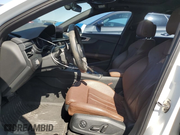 2017 Audi A4 Premium with VIN WAUGNAF43HN019766, listed as a Copart auction lot 52924375 with 127,827 mi miles and Salvage Title. Bid and sale history available at carsss.com. Image 7.