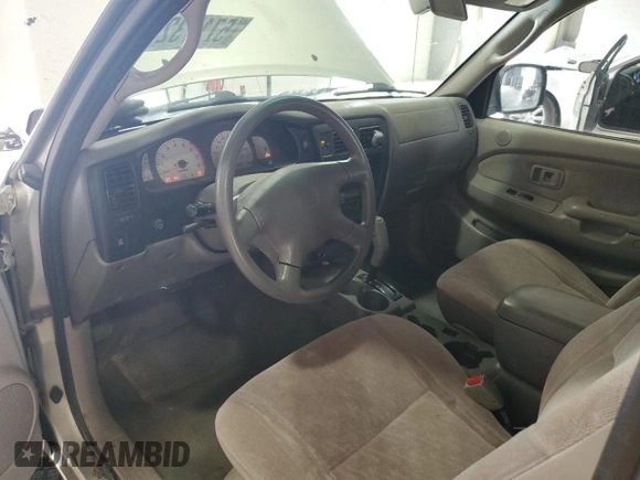 2002 Toyota Tacoma PreRunner with VIN 5TESM92N32Z109856, listed as a Copart auction lot 57173235 with 239,797 mi miles and Salvage title. Bid and sale history available at DreamBid. Image 8.