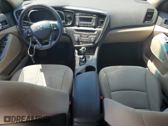 2013 Kia Optima Hybrid LX with VIN KNAGM4AD6D5048166, listed as a Copart auction lot 69710114 with 161,273 mi miles and Clean Title. Bid and sale history available at carsss.com. Image 8.