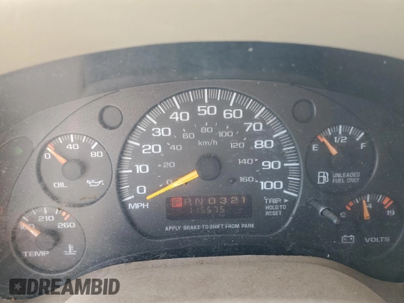 1998 GMC Safari z VIN 1GDDM19WXWB540497, wystawiony jako Copart lot #50780655 z przebiegiem 115 575 mil mil oraz Nie do naprawy. Historia ofert i sprzedaży dostępna na DreamBid. Obrazek 9.