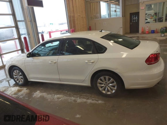 2012 Volkswagen Passat S with VIN 1VWAH7A35CC107902, listed as a IAAI auction lot 41243434 with 158,889 mi miles and . Bid and sale history available at DreamBid. Image 14.