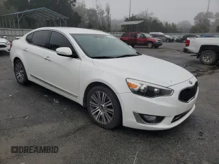 2014 Kia Cadenza Premium with VIN KNALN4D71E5160571, listed as a Copart auction lot 79524064 with 172,395 mi miles and Salvage Title. Bid and sale history available at carsss.com. Image 4.