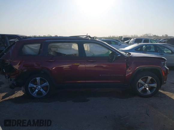 2024 Jeep Grand Cherokee Limited with VIN 1C4RJKBG2R8934671, listed as a IAAI auction lot 41983768 with 16,944 mi miles and . Bid and sale history available at DreamBid. Image 13.