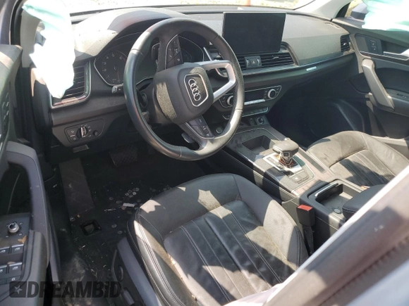 2022 Audi Q5 Premium z VIN WA1ABAFY9N2096248, wystawiony jako Copart lot #59093225 z przebiegiem Nie podano mil oraz Czysty tytuł • Clean title. Historia ofert i sprzedaży dostępna na DreamBid. Obrazek 8.