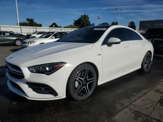 2022 Mercedes-Benz CLA 35 AMG with VIN W1K5J5BB1NN297150, listed as a Copart auction lot 72604584 with 45,594 mi miles and Salvage Title. Bid and sale history available at DreamBid. Image 1.