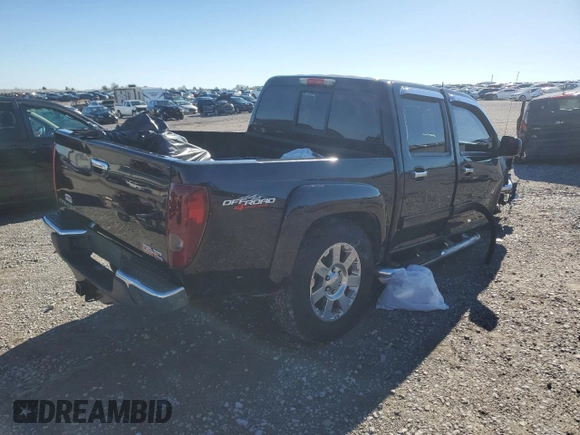 2012 GMC Canyon SLE2 with VIN 1GTH6PFE5C8166338, listed as a Copart auction lot 80087584 with 83,745 mi miles and Salvage Title. Bid and sale history available at carsss.com. Image 3.