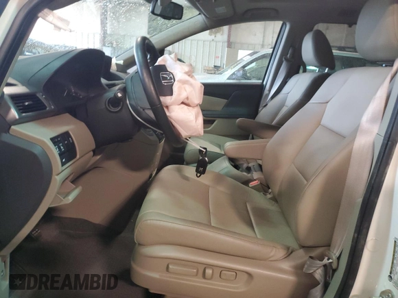 2017 Honda Odyssey EX-L with VIN 5FNRL5H66HB005558, listed as a Copart auction lot 51144495 with 26,128 mi miles and Salvage Title. Bid and sale history available at DreamBid. Image 7.