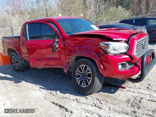 2023 Toyota Tacoma 4WD SR with VIN 3TYCZ5AN2PT165019, listed as a IAAI auction lot 41672156 with 32,813 mi miles. Bid and sale history available at carsss.com. Image 1.