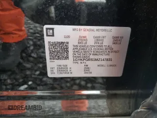 2021 Cadillac XT6 Sport z VIN 1GYKPGRS1MZ147831, wystawiony jako Copart lot #81949644 z przebiegiem 38 031 mil mil oraz Szkoda całkowita • Salvage title. Historia ofert i sprzedaży dostępna na DreamBid. Obrazek 15.