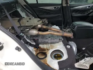2017 Infiniti Q50 Red Sport 400 with VIN JN1FV7AP7HM850246, listed as a Copart auction lot 58536135 with Not provided miles and Salvage title. Bid and sale history available at DreamBid. Image 10.