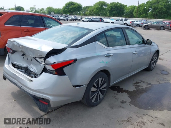 2021 Nissan Altima SV with VIN 1N4BL4DV4MN369004, listed as a IAAI auction lot 41949258 with 91,281 mi miles and . Bid and sale history available at DreamBid. Image 4.