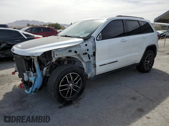 2017 Jeep Grand Cherokee Trailhawk with VIN 1C4RJFLT1HC729163, listed as a Copart auction lot 51115745 with 213,292 mi miles and Salvage title. Bid and sale history available at DreamBid. Image 1.