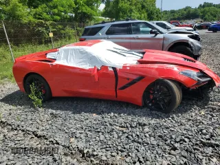 2019 Chevrolet Corvette 1LT с VIN 1G1YB2D74K5109933, выставлен на аукционе Copart как лот 64104535 с пробегом 21 625 миль миль и Списание • Salvage title. История ставок и продаж доступна на DreamBid. Изображение 4.