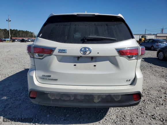 2016 Toyota Highlander LE Plus with VIN 5TDZKRFH8GS182394, listed as a Copart auction lot 49523485 with 74,792 mi miles and Salvage Title. Bid and sale history available at carsss.com. Image 6.