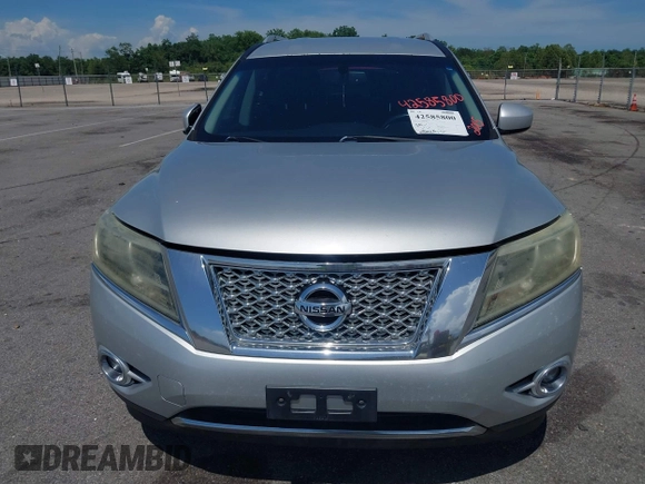 2015 Nissan Pathfinder SV with VIN 5N1AR2MN4FC698515, listed as a IAAI auction lot 42585800 with 202,005 mi miles and . Bid and sale history available at DreamBid. Image 6.