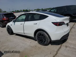 2022 Tesla Model Y Long Range z VIN 7SAYGAEE8NF378457, wystawiony jako Copart lot #56696905 z przebiegiem Nie podano mil oraz Czysty tytuł • Clean title. Historia ofert i sprzedaży dostępna na DreamBid. Obrazek 2.