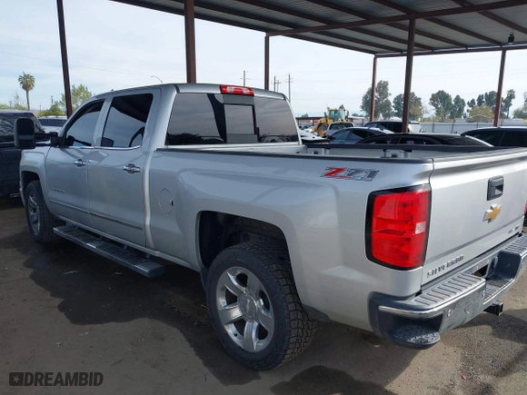 2015 Chevrolet Silverado 1500 LTZ with VIN 3GCUKSEJXFG528755, listed as a IAAI auction lot 41848507 with 120,645 mi miles. Bid and sale history available at carsss.com. Image 3.