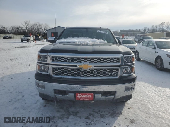 2014 Chevrolet Silverado 1500 LTZ with VIN 1GCVKSEC1EZ156081, listed as a Copart auction lot 41831735 with 107,961 mi miles and Salvage Title. Bid and sale history available at DreamBid. Image 5.