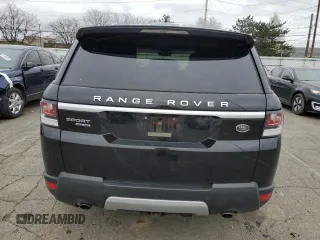 2017 Land Rover Range Rover Sport HSE with VIN SALWR2FK1HA673690, listed as a Copart auction lot 50484525 with 123,544 mi miles and Salvage Title. Bid and sale history available at carsss.com. Image 6.
