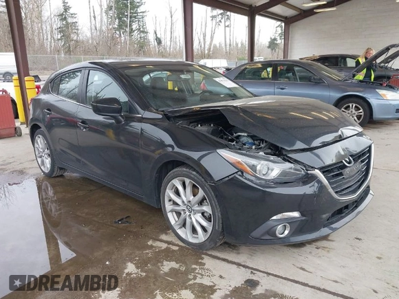 2014 Mazda 3 S Grand Touring with VIN JM1BM1M31E1150126, listed as a IAAI auction lot 41813519 with 103,578 mi miles and . Bid and sale history available at DreamBid. Image 1.