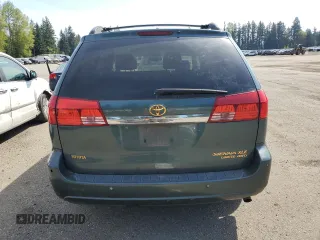 2004 Toyota Sienna XLE with VIN 5TDBA22C24S002697, listed as a Copart auction lot 54633065 with 241,447 mi miles and Clean Title. Bid and sale history available at carsss.com. Image 6.