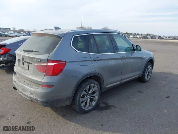 2016 BMW X3 xDrive28i with VIN 5UXWX9C53G0D88404, listed as a IAAI auction lot 41702726 with 102,325 mi miles. Bid and sale history available at carsss.com. Image 4.