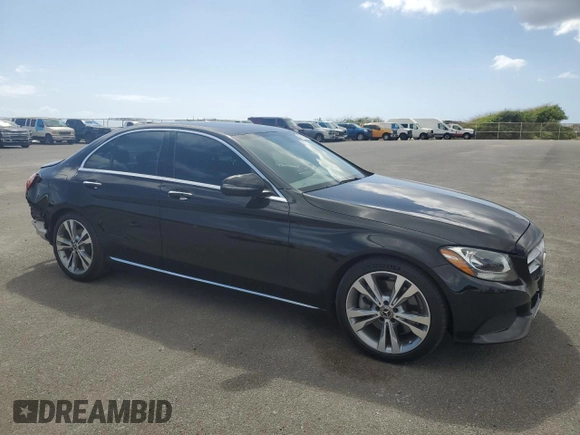 2018 Mercedes-Benz C with VIN 55SWF4JB2JU248767, listed as a Copart auction lot 49013685 with 29,055 mi miles and Clean Title. Bid and sale history available at carsss.com. Image 4.