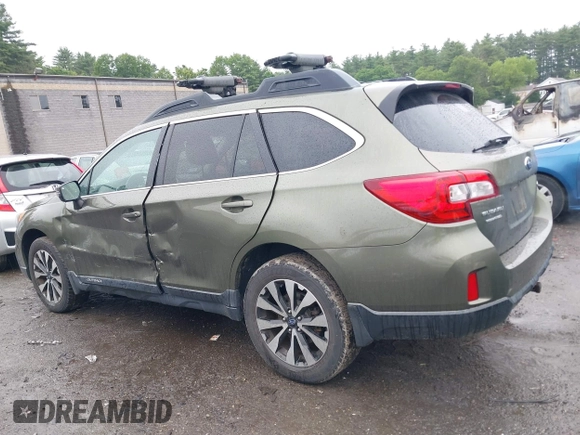 2015 Subaru Outback Limited with VIN 4S4BSENC6F3317707, listed as a IAAI auction lot 42514466 with 108,099 mi miles and . Bid and sale history available at DreamBid. Image 14.