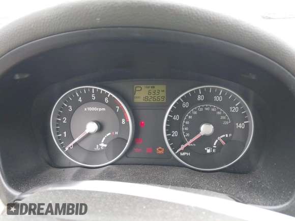 2006 Hyundai Accent GLS z VIN KMHCN46C66U058232, wystawiony jako IAAI lot #41899629 z przebiegiem 182 669 mil mil oraz . Historia ofert i sprzedaży dostępna na DreamBid. Obrazek 7.