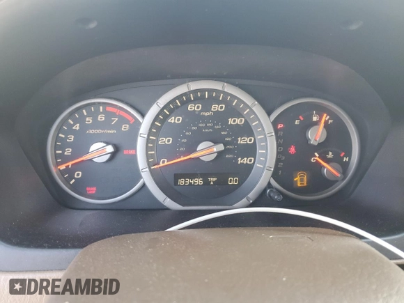 2008 Honda Pilot EX-L with VIN 5FNYF28768B000869, listed as a Copart auction lot 45556135 with 183,496 mi miles and Salvage Title. Bid and sale history available at DreamBid. Image 9.