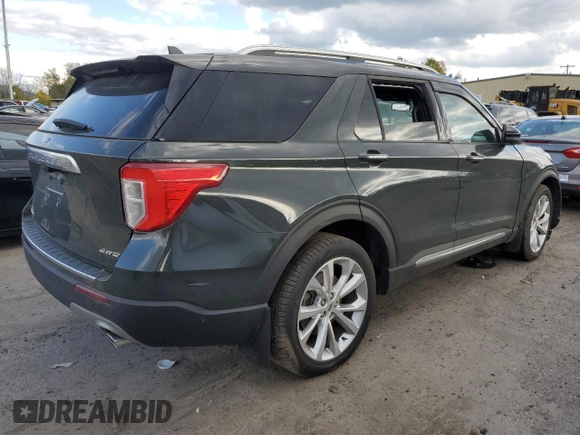 2022 Ford Explorer Platinum with VIN 1FM5K8HW9NNA08336, listed as a Copart auction lot 73702754 with 14,810 mi miles and Clean Title. Bid and sale history available at carsss.com. Image 3.