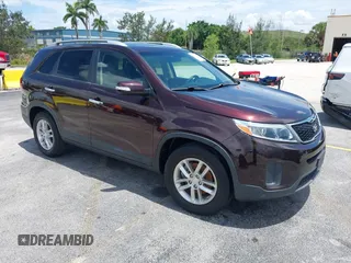 2015 Kia Sorento LX with VIN 5XYKT4A76FG591229, listed as a IAAI auction lot 42709108 with 113,353 mi miles and . Bid and sale history available at DreamBid. Image 1.