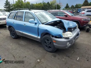 2003 Hyundai Santa Fe LX with VIN KM8SC73EX3U495459, listed as a Copart auction lot 68566604 with 155,841 mi miles and Salvage Title. Bid and sale history available at carsss.com. Image 4.