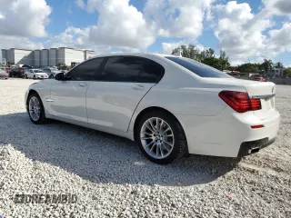 2013 BMW 7 Series 740Li with VIN WBAYE4C5XDD137591, listed as a Copart auction lot 44581175 with 138,173 mi miles and Salvage title. Bid and sale history available at DreamBid. Image 2.