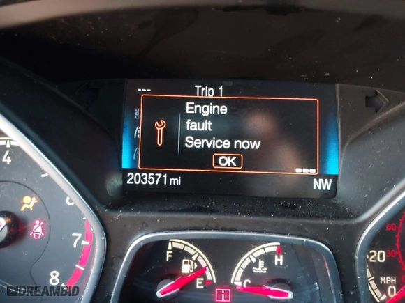 2015 Ford Focus ST with VIN 1FADP3L98FL207998, listed as a IAAI auction lot 41880849 with 203,571 mi miles. Bid and sale history available at carsss.com. Image 16.