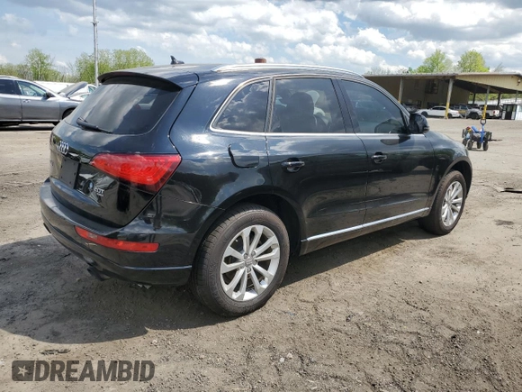 2014 Audi Q5 Premium with VIN WA1CFAFP0EA041083, listed as a Copart auction lot 55646555 with 143,333 mi miles and Clean title. Bid and sale history available at DreamBid. Image 3.