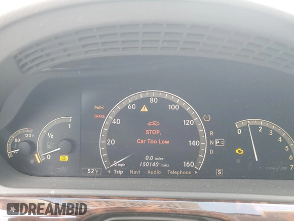 2008 Mercedes-Benz S 550 z VIN WDDNG86X18A214561, wystawiony jako Copart lot #52362325 z przebiegiem 150 140 mil mil oraz Czysty tytuł • Clean title. Historia ofert i sprzedaży dostępna na DreamBid. Obrazek 9.