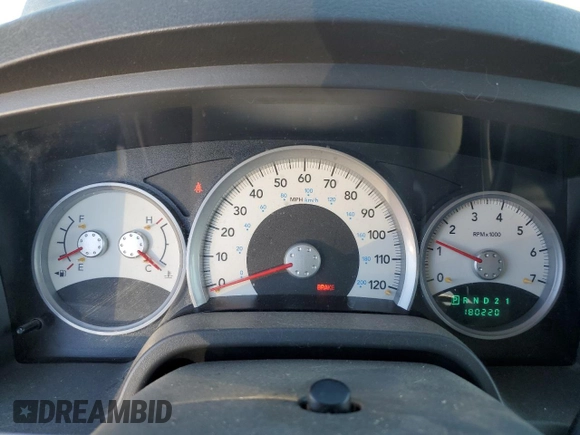 2007 Dodge Dakota SLT with VIN 1D7HW48P57S199996, listed as a Copart auction lot 80783804 with 180,220 mi miles and Salvage Title. Bid and sale history available at carsss.com. Image 9.