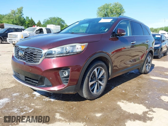 2019 Kia Sorento EX Sport with VIN 5XYPH4A52KG509349, listed as a IAAI auction lot 42244984 with 96,761 mi miles and . Bid and sale history available at DreamBid. Image 18.