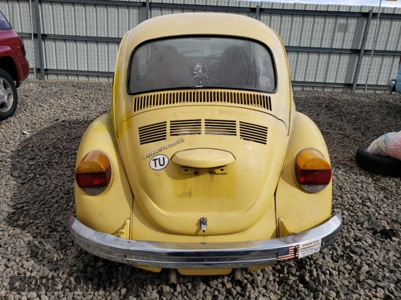 1973 Volkswagen Beetle with VIN 1332155694, listed as a Copart auction lot 74152684 with 48,179 mi miles and Clean Title. Bid and sale history available at DreamBid. Image 6.